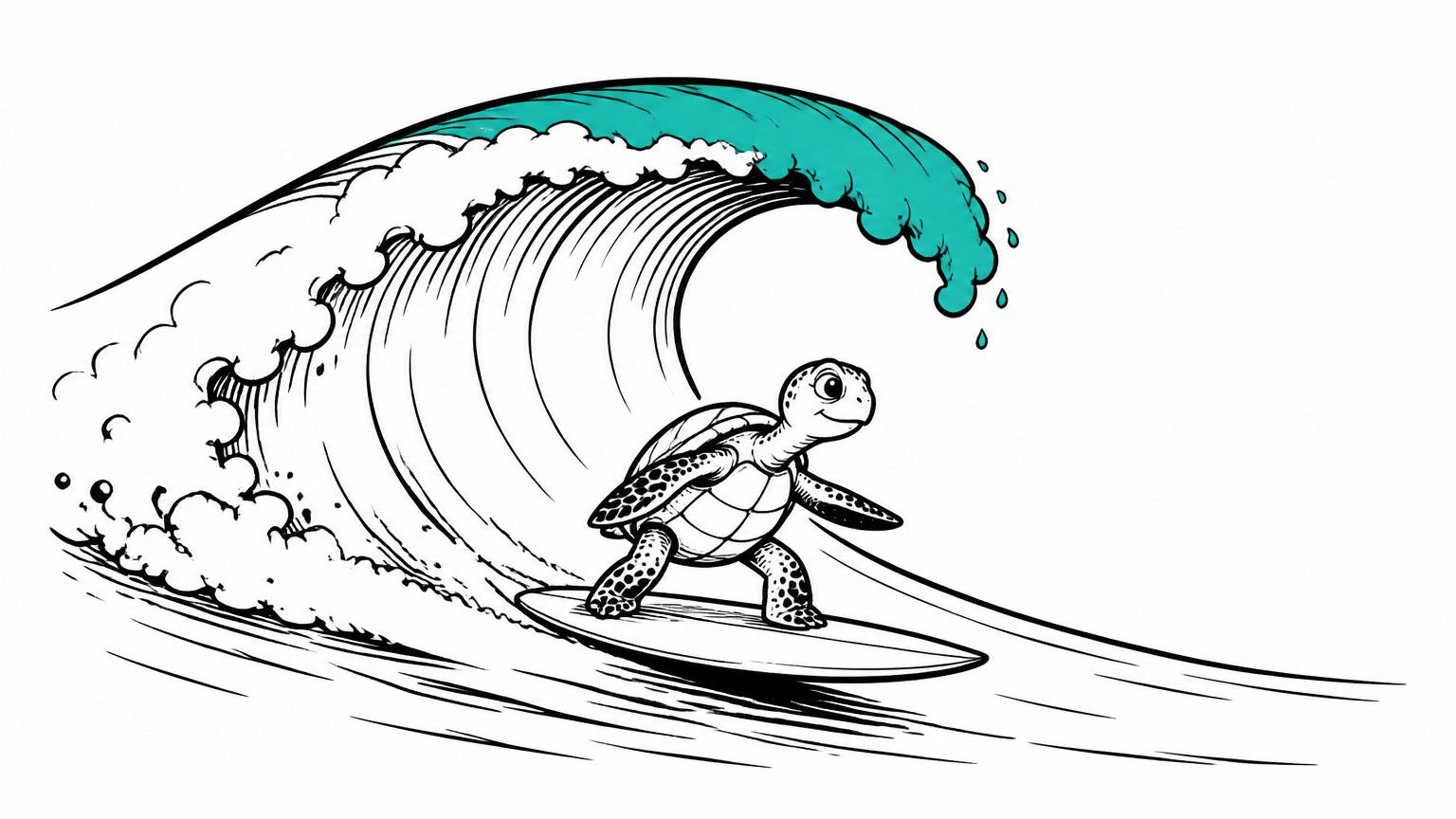A breaking wave with its parts on display.