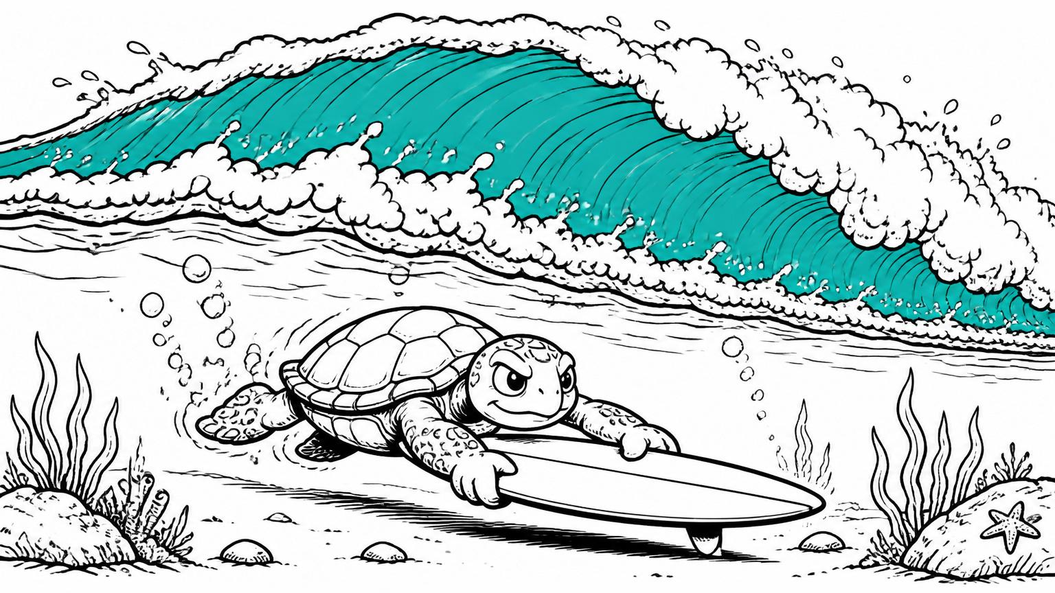 A surfer slipping under a wave while paddling out.